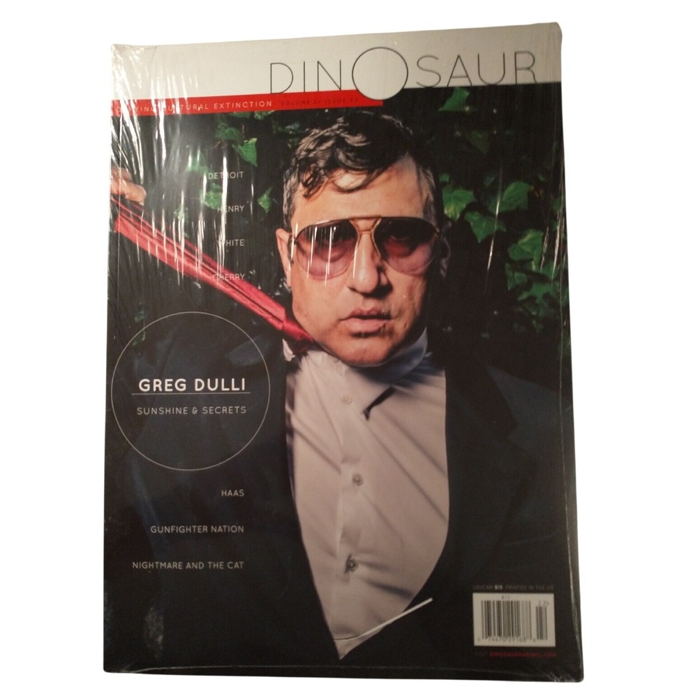 Dinosaur Culture Magazine Greg Dulli Vol 1 Issue 2 Art Design Sunshine Secrets